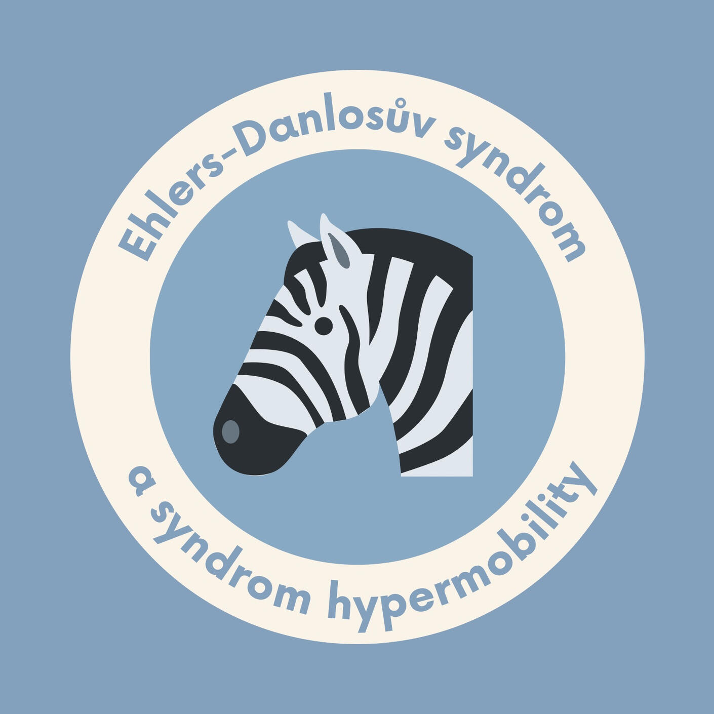 Logo spolku Ehlers-Danlosův syndrom a syndrom hypermobility